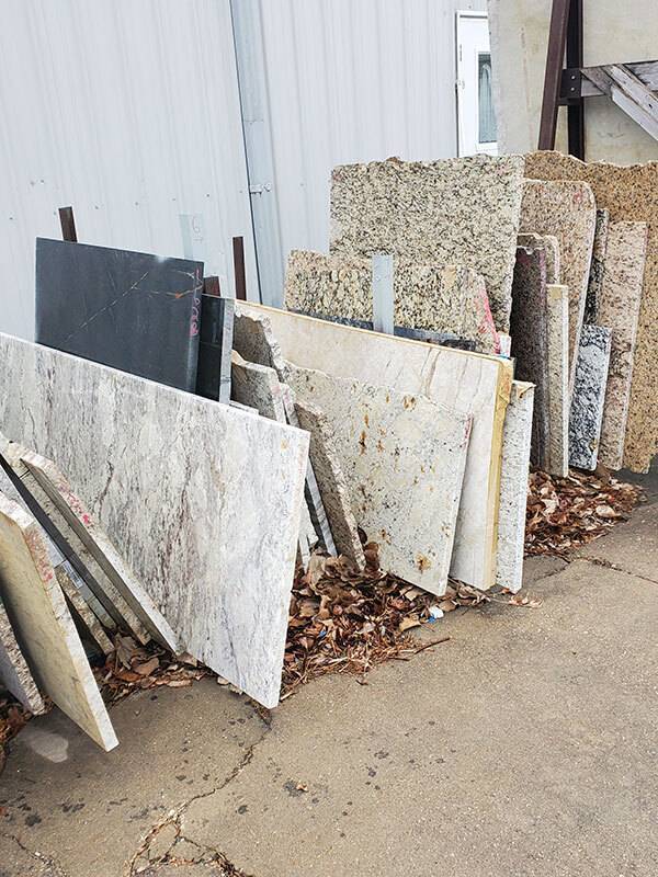 Pre-Cut Stone Remnants from GMT Granite, Marble & Tile Solutions